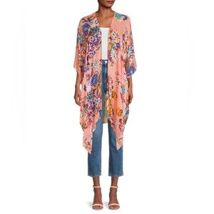 SAACHI Multicolor Floral Kimono